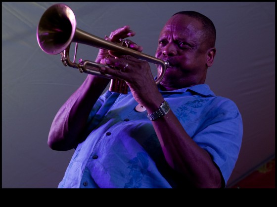 Leroy Jones onstage at SatchmoFest 2014 [Photo by Ryan Hodgson-Rigsbee]