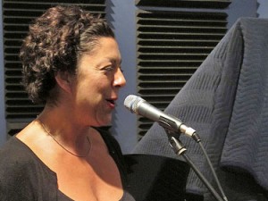 Ingrid Lucia at WWOZ. Photo by Jennifer Leslie.