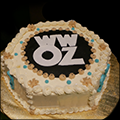 WWOZ Birthday Cake