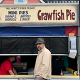 Jazz Fest food booth Jazz Fest food booth