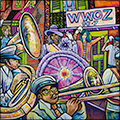 Detail from WWOZ print