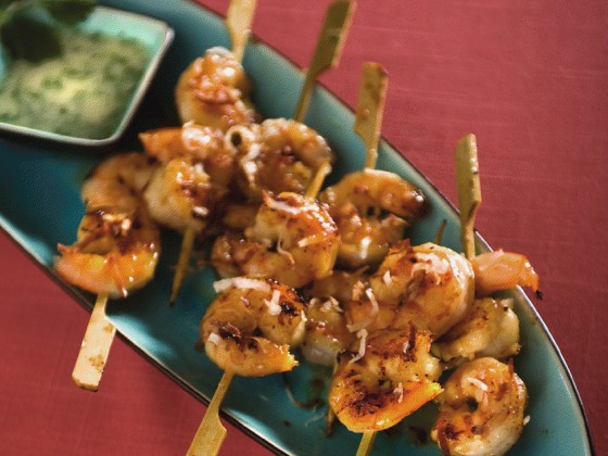 Skewered Shrimp