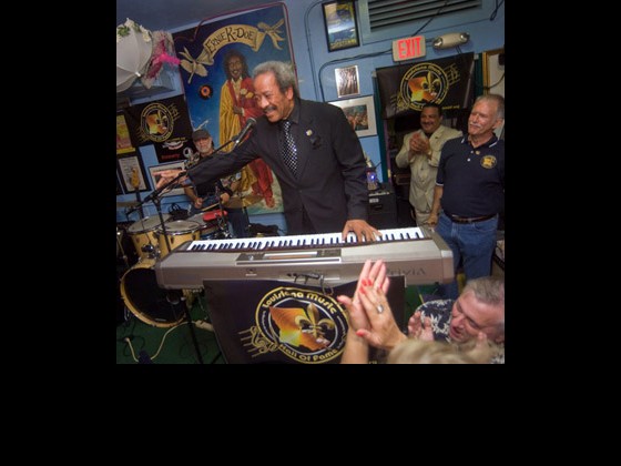 Photo of Allen Toussaint by Matthew Hinton