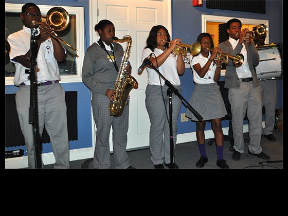 Students from Warren Easton High