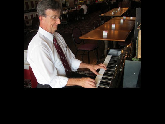 Steve Pistorius aboard the Steamboat Natchez, by Melanie Merz. 