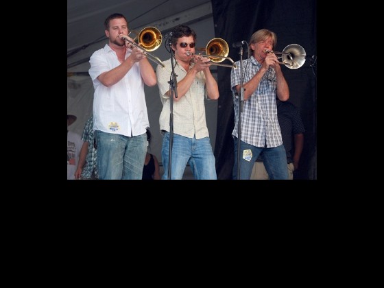 Bonerama at Jazz Fest 2010. Photo by Hunter King.