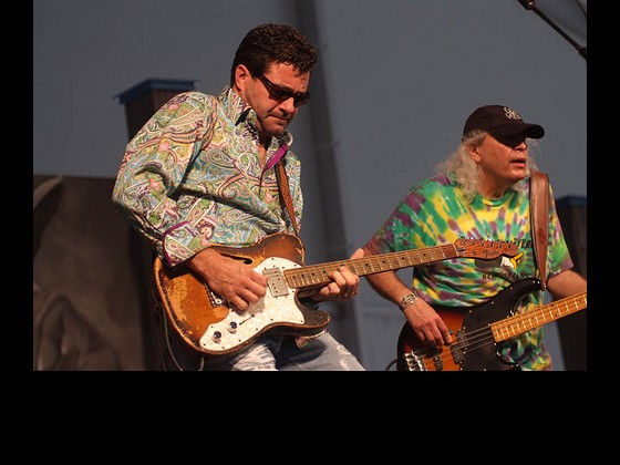 Tab Benoit at Jazz Fest 2008. Photo by Leon Morris.