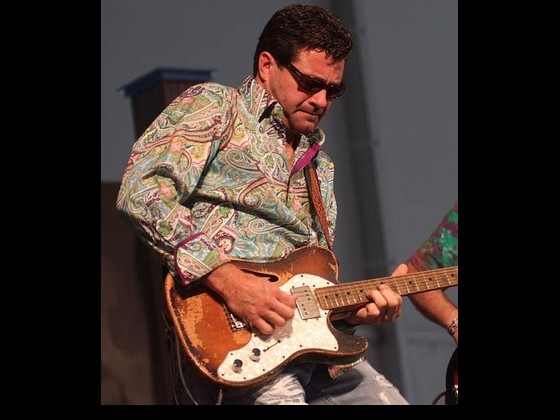 Tab Benoit at Jazz Fest 2008. Photo by Leon Morris.