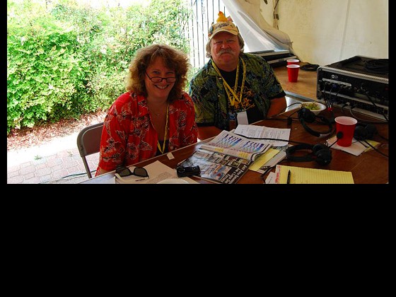 WWOZ show hosts Missy Bowen and Big D