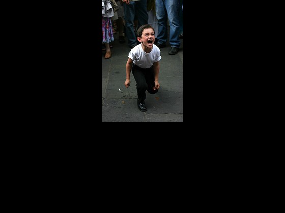 Young Stanley as portrayed by Christian, age 6 (Photo by Eli Pritykin)