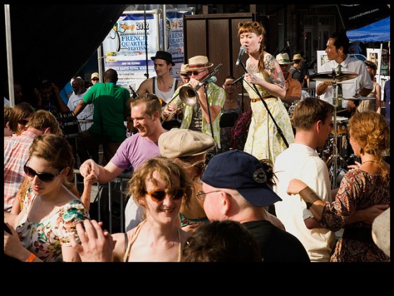 Meschiya Lake & the Little Big Horns at French Quarter Fest 2012 [Photo by Ryan 