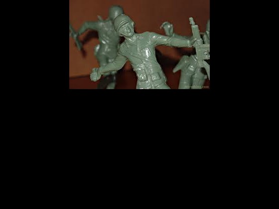 Army Men Close Up
