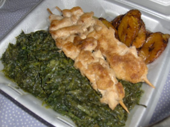 A view of Benacchin's Jazz Fest Combo plate