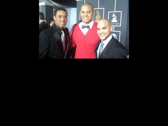 Bivian Sonny Lee, Ron Markham, and Irvin Mayfield at the Grammys (photo by Laura Tennyson)