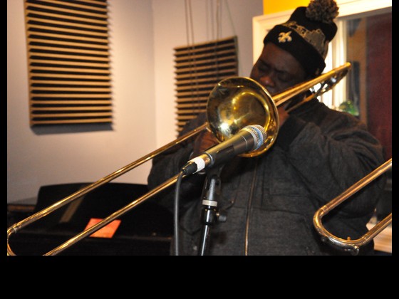 Larry Brown of Hot 8 Brass Band