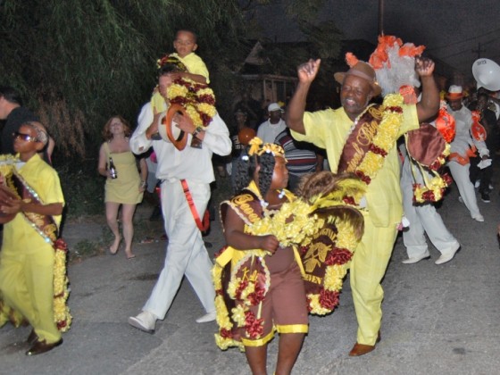 Members of the Original Big 7 parade neighborhood children.