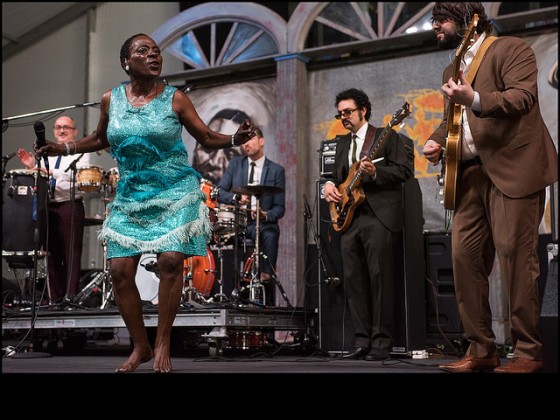 Our final live broadcast of Day 1: Sharon Jones & the Dap-Kings from the Blues T