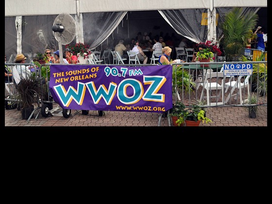 WWOZ Hospitality Tent