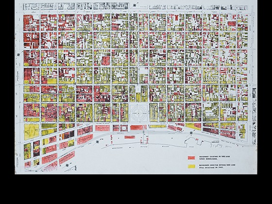 Vieux Carré Commission significance map, c. 1985. From the NOPT.