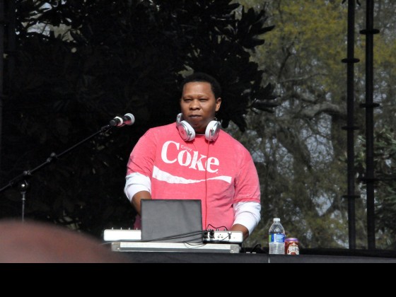 DJ Mannie Fresh at Congo Square New World Rhythms Fest 2014 [Photo by Kichea S. Burt]