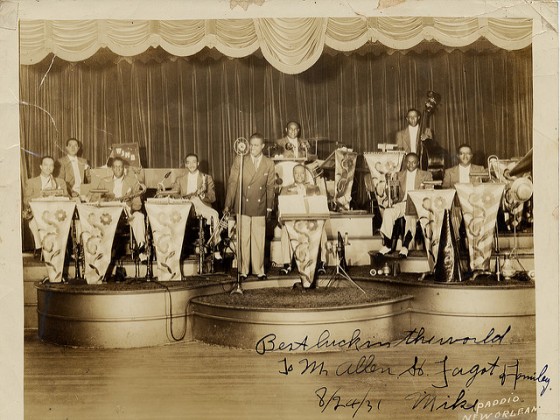 Louis Armstrong and Orchestra, Paddio, N.O., 1931 [Gelatin silver print courtesy
