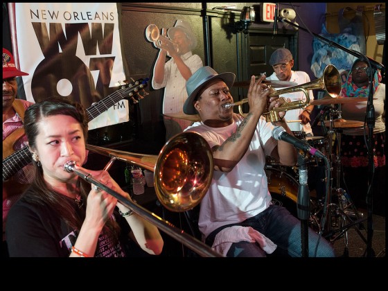 Kermit Ruffins and the BBQ Swingers at Kermit's Mother-In-Law Lounge [Photo by Ryan Hodgson-Rigsbee - rhrphoto.com]