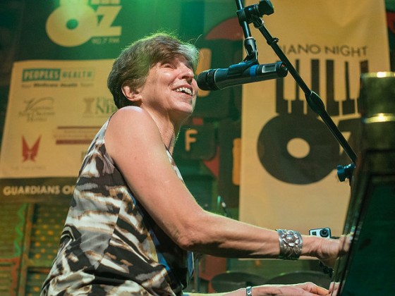 Marcia Ball at WWOZ's Piano Night 2015 [Photo by Marc PoKempner]