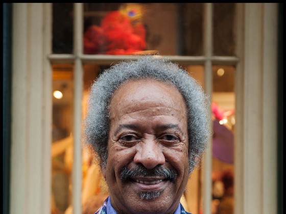 Allen Toussaint in the French Quarter, April 2015 [Photo by Ryan Hodgson-Rigsbee]