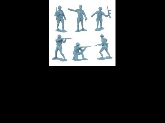 Grey army men