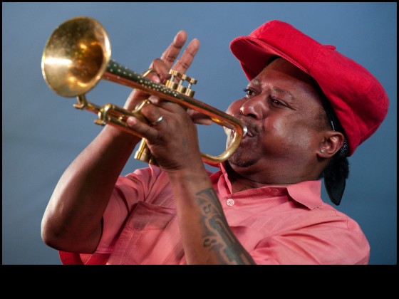 Kermit Ruffins and the Barbecue Swingers: Red Beans & Ricely Stage 8/2 6:30p  [Photo by Ryan Hodgson-Rigsbee]