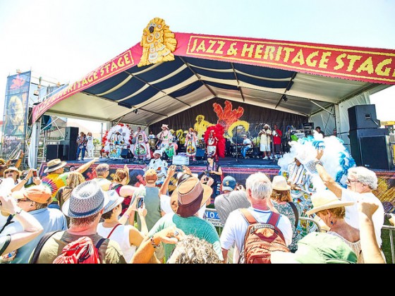 Jazz & Heritage Stage [Photo by Eli Mergel]