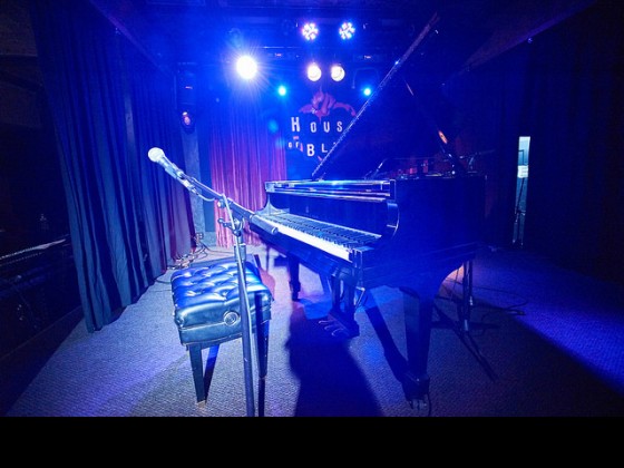 The Foundation Room awaits its first performer at Piano Night 2016. Photo by Eli Mergel.