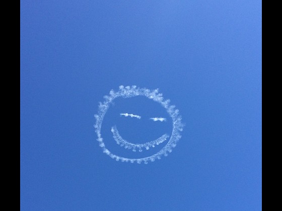 Happy skies [Photo by Carrie Booher]