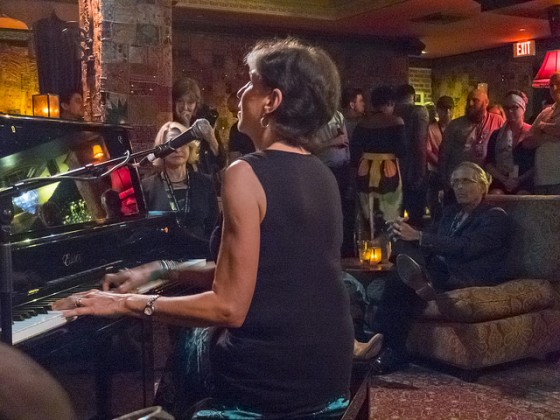 Marcia Ball performs in Club 88. Photo by Marc PoKempner.