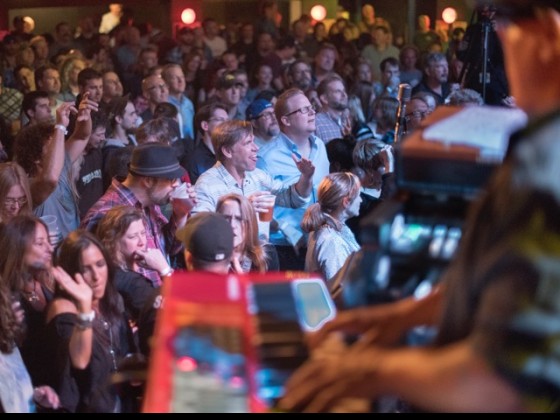 At the 'Busted on Bourbon St' concert in Chicago on July 2 [Photo by Marc PoKempner]