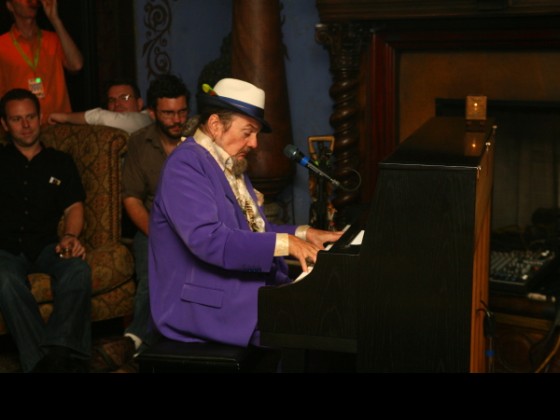 Dr. John performing at the Foundation Room in 2010 [Photo: Jef Jaisun]