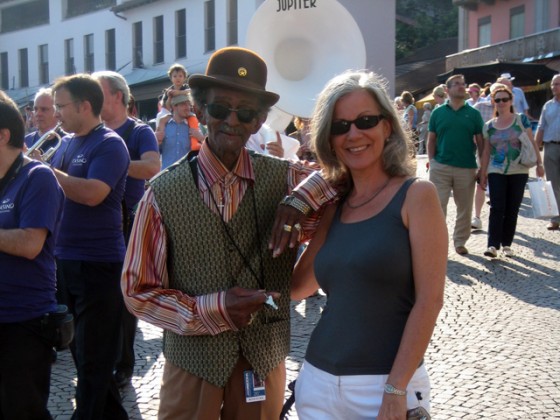 Uncle Lionel Batiste and Sally Young in Ascona
