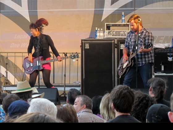 Regina Zernay and Jonathan Pretus of Cowboy Mouth