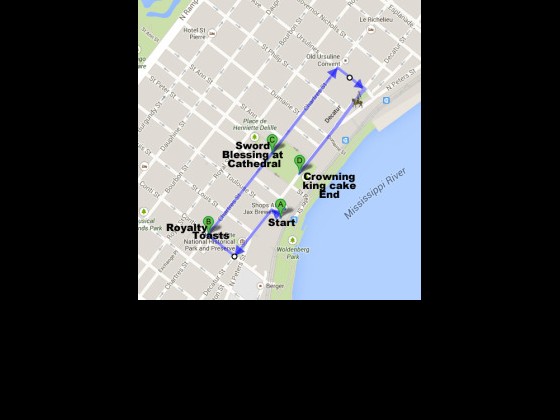 Joan of Arc 2016 parade route