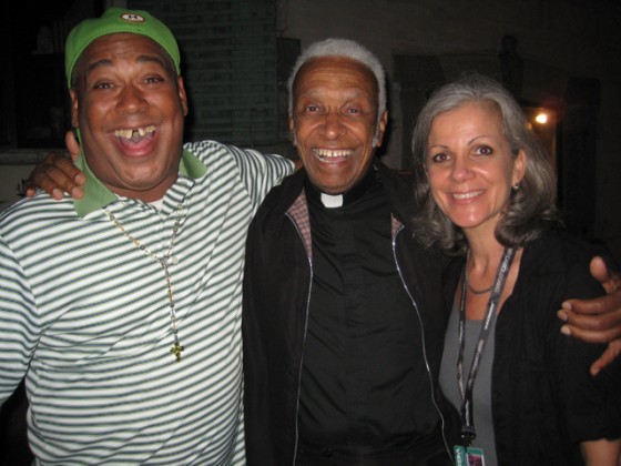 Shannon Powell, Father Jerome LeDoux & Sally Young