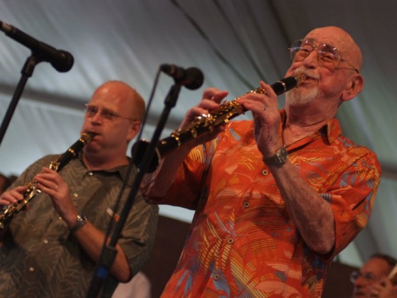 Pete Fountain at Jazz Fest 2009 [Photo by Leon Morris]