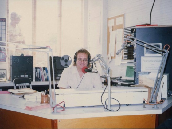 Dan Meyer at the Treehouse studio in Armstrong Park [Photo courtesy of Infrogmation]