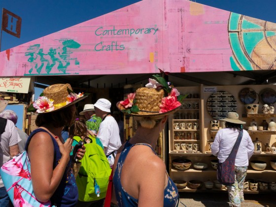 Contemporary Crafts at Jazz Fest 2018 [Photo by Charlie Steiner]