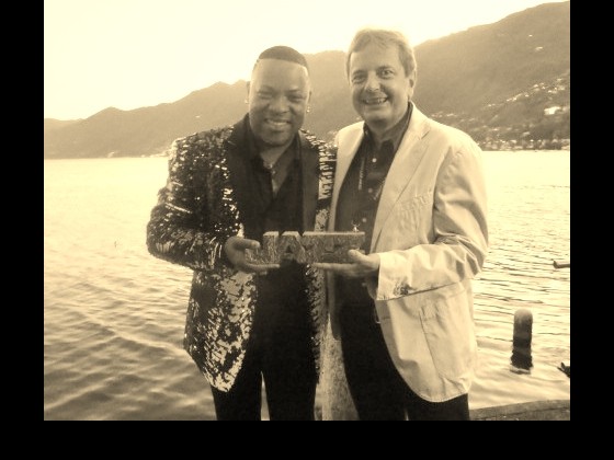 Davell Crawford with the Mayor of Ascona