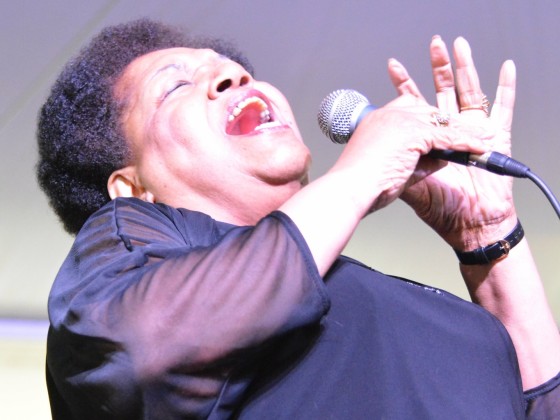 Jewel Brown at Jazz Fest 2015 [Photo by Kichea S. Burt]