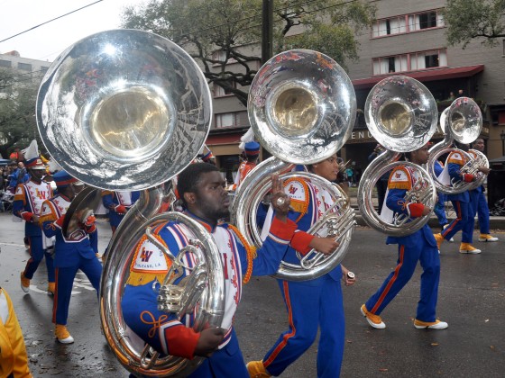 Landry Walker Marching Band in Krewe of Freret 2020