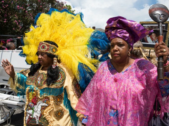 Creole Wild West Tribal Queen Bee and Guardians of the Flame Maroon Queen Cherice Harrison-Nelson [Photo by Ryan Hodgson-Rigsbee]