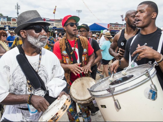 Mohawk Hunters at Jazz Fest 2019 [Photo by Ryan Hodgson-RIgsbee]