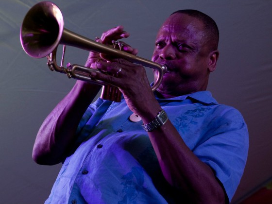 Leroy Jones onstage at SatchmoFest 2014 [Photo by Ryan Hodgson-Rigsbee]