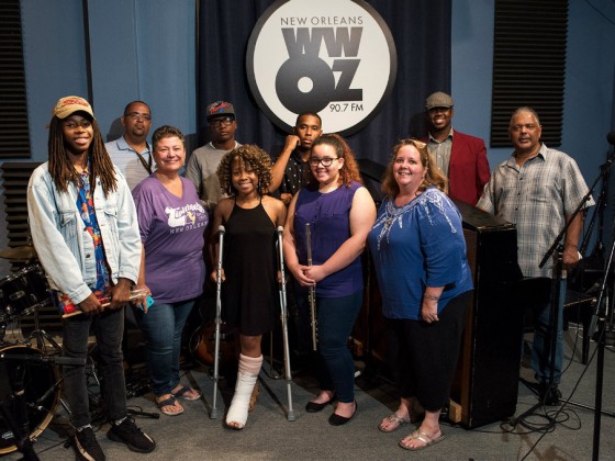 Louis Armstrong Summer Jazz Camp at WWOZ, August 2017 [Photo by Ryan Hodgson-Rigsbee]